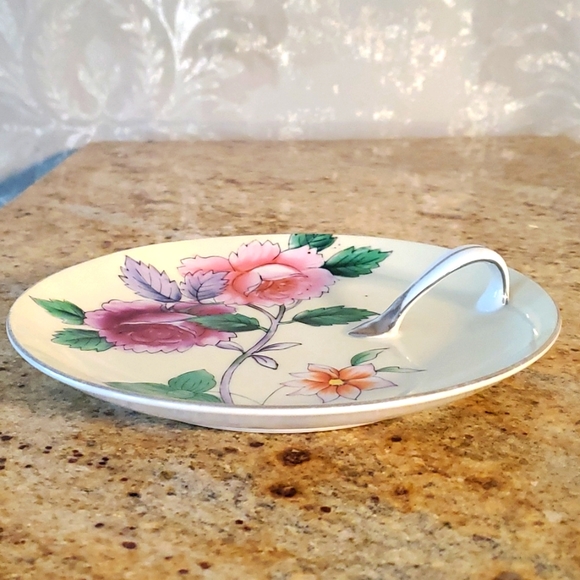 Vintage Noritake hand painted lemon server - Picture 3 of 7